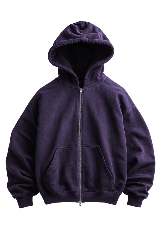 Amethyst 'Zip-Up Jacket'